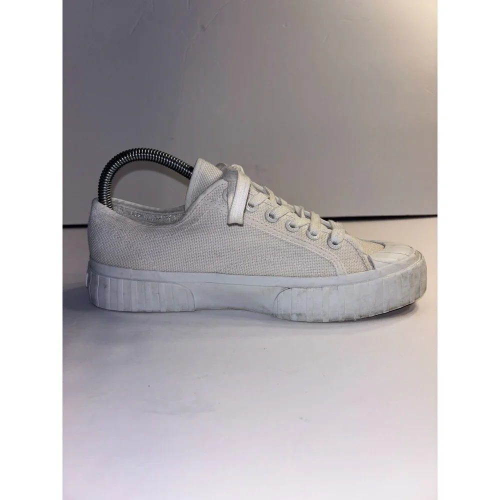 Superga‎ 2630 Cotu Platform Sneakers Womens EU 39 US 6.5  White Canvas Athletic